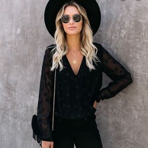 VICI Star drape blouse